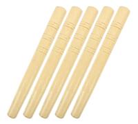 CLISPEED Manches en Bois de Hêtre pour Outils Agricoles, Lot de 5 Pièces, Design Ergonomique Confortable, Adaptées pour Houes et Faucilles de Jardin