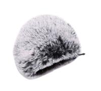 CLISPEED Manchon de Microphone en Anti-éclaboussures et en Peluche Anti-vent Forte Adaptabilité pour Extérieur
