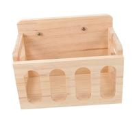 CLISPEED Mangeoire pour Foin de Lapin et Cobaye Support de Nourriture Horizontal Antidérapant pour Chinchillas et Petits Animaux Accessoire de Cage Facile à Nettoyer