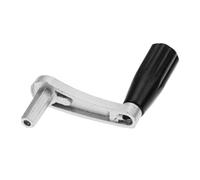 CLISPEED Manivelle à Linge Manuelle Argentée Courte 6 Dents Acier Robuste pour Séchoir à Vêtements Balcon Intérieur Support Fiable Et Remplacement Poignée Simple