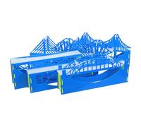 CLISPEED Maquette de Pont en Plastique pour Étudiants, Kit | Exploration Pratique, Soutien aux Cours de Physique, Format 20x5,5x4cm, Bleu