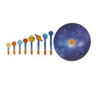 CLISPEED Maquette Planétaire à Monter Soi-Même - Modèle Système Solaire Éducatif - 3 Kits 8 Planètes Réalistes - Matériau Solide pour Activités Scientifiques et Apprentissage Spatial