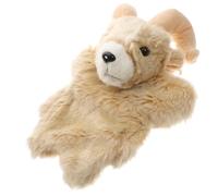 CLISPEED Marionnette à Main Chèvre en Peluche Réaliste, Interactif pour Garçon et Filles, Marionnette d'animaux de Ferme, Accessoire Éducatif pour Théâtre et Storytelling, 1 Pièce