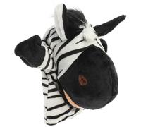 CLISPEED Marionnette À Main en Peluche Forme Zèbre pour Enfants Poupée Favori Bébé De Storytelling pour Tout Petits Figurine Animale Douce Et Colorée