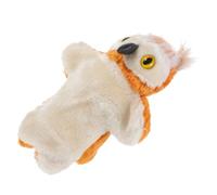 CLISPEED Marionnette à Main Peluche Chouette Réaliste pour Garçon Fille Interactif de Narration et Jeu de Rôle Modèle Animal Peluche Doux