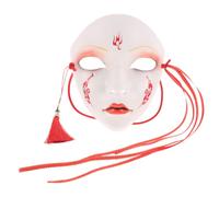 CLISPEED Masque de Beauté en Plastique Confortable Artisanat Délicat, Accessoire Élégant pour Fête Costumée et Décoration D'halloween Inspirée Culture Chinoise