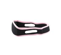 CLISPEED Masque de Lifting Visage en V Réutilisable pour Femme, Bande Mentonnière Confortable en Tissu Noir, Dispositif de Lifting pour Visage Fin et Tonification Musculaire