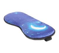 CLISPEED Masque De Sommeil Lesté En Soie Naturelle 100% Mûrier, Imprimé Ciel Étoilé, Réglable, Thérapie Froid Et Chaud, Pour Femmes, Usage Voyage Et Maison