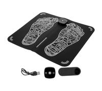 CLISPEED Masseur de Pieds Électrique Léger Coussin Massant Imitation 6 Techniques de Massage en Abs et Pu pour Soulager Douleurs Musculaires à Domicile Couleur Aléatoire