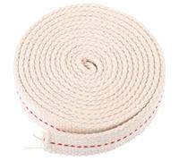 CLISPEED Mèche de Coton Beige pour Lampe à Pétrole, Brûle Doucement, Remplace Les Mèches Anciennes, Accessoires pour Lampes à Huile Kerosène, Coton