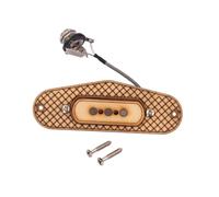CLISPEED Micros et Tonalités Classiques Équilibrées à 3 Cordes de Guitare en Bois D'érable Protection les Bobines pour Cigar Box Guitar