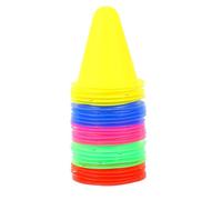 CLISPEED Mini Cônes de Signalisation Faciles à Transporter et Stocker en PE Lot de 30 Cônes Patin à roulettes Forme Conique Améliorant L'agilité pour Entraînement de Patin à roulettes