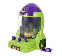 CLISPEED Mini Machine à Griffes Fusée Verte Claw Machine Interactif Portable pour Attraper Boules Jeu Ludique pour Fêtes et Loisirs à Domicile
