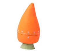 CLISPEED Minuterie Cuisine Mécanique Forme Carotte Orange, Minuterie Cuisson sans Pile, Rappel De Cuisson Silencieux, Accessoire La Cuisine pour Maison Et Repas