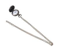 CLISPEED Montre de Poche Vintage à Collier Créative Style Rétro pour Femme et Homme Montre de Poche Moyen Format Couleur Marron Cadeau Élégant pour Famille et Amis