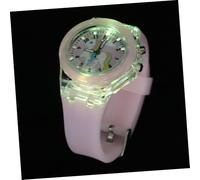 CLISPEED Montre Garçon Fille Silicone Motif Licorne Lumineuse Facile à Lire Confortable et Éducative pour Filles et Garçons