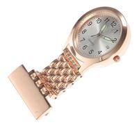 CLISPEED Montre Infirmière Électronique à Affichage Numérique en Alliage Alarme et Éclairage LED Nocturne, Accessoire Pratique pour Aide-soignantes et Médecins