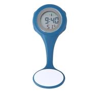 CLISPEED Montre Infirmière Numérique à Accrocher Bleu Montre de Poche Accessoire Soins Infirmiers Affichage LCD Suspendue pour Médecins et Infirmières