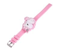 CLISPEED Montre Licorne pour Garçon Et Filles à Clapet, Écran Tactile LED Numérique, Bracelet Silicone Rose, Montre Éducative Et Ludique Adaptée Aux Petites Filles