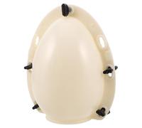 CLISPEED Moule à Œufs 3D Doré Cassable en Plastique Rigide, Grand Format 20 CM X 15 CM, Moule à Pâtisserie de Pâques pour Chocolats et Loisirs Créatifs, Accessoire de Présentation D’Œufs