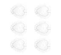 CLISPEED Moule Plastique Réutilisable de Cœur pour Fraises et Fruits, Lot de 6 Pièces, pour Jardinage sur Balcon ou Fête
