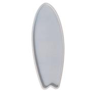 CLISPEED Moule Silicone pour Sous Verres Forme de Surfboard Moule Epoxy Réutilisable Antiadhésif pour DIY et Artisanat Parfait pour Créer des Sous Verres Thématiques pour Amateurs de