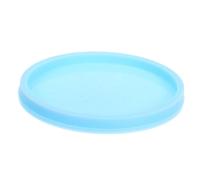 CLISPEED Moule Silicone Rond pour Dessous de Époxy à Motif Flocon Holographique Irisé Antidérapant pour Diy Décoration Maison Fêtes et Cafés