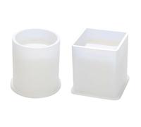 CLISPEED Moules Silicone pour Résine Époxy, 2 Pièces, pour Porte-Stylo DIY, Faciles à Nettoyer, Adaptés aux Activités Manuelles et Décoration Personnalisée