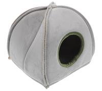 CLISPEED Nid de Hamster en Coton, Abri Chaud Coupe-Vent Style Yourte | Démontable et Facile à Nettoyer, pour Hérisson ou Petit Animal, Design Simple et Élégant