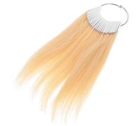 CLISPEED Nuancier de Couleur de Cheveux 30 Pièces Échantillons de Mèches de Cheveux Humains pour Test de Couleur Fournitures de Coiffeur Kit d'Analyse de Coloration Conçu Salons de Coiffure