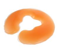 CLISPEED Oreiller de Massage Facial en Silicone pour Table de Massage, Coussin Facial en Silicone Couleur Chair, Forme en U Confortable, Coussin Esthétique Professionnel pour Salon