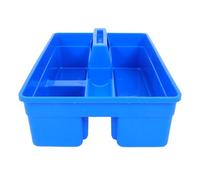 CLISPEED Organisateur Compartimenté en Plastique Poignée, Boîte à Outils Vide Portable, Mallette de Rangement pour Bureau et Élevage Porcin