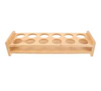 CLISPEED Organisateur de Verres à Whisky en Bois Plateau pour 12 Verres Shooter, Support Facile à Nettoyer pour Bar ou Fête la Maison