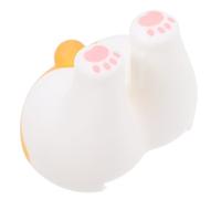 CLISPEED Organisateur Mural Adorable pour Brosses à Dents Garçon et Filles de Queue de Chien Corgi, Installation sans Perçage, Matériau Abs Vinyle, pour Salle de Bain