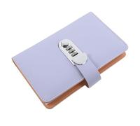 CLISPEED Organiseur d'économies de grande capacité avec verrou et insertion double face, matériau PU et alliage, aspect élégant pour un usage domestique et professionnel, planification financière