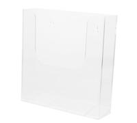 CLISPEED Organiseur Mural Transparent pour Magazines et Dossiers Présentoir pour Brochures Rangement Administratif Stable et Support Mural Décoratif pour Bureau et Boutique