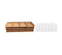 CLISPEED Organiseur Trieur de Rangement pour Outils de Peinture Diamant Plateau Multi Cases Compact et Support Pratique pour Stylos et Accessoires de Broderie Au Diamant