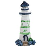 CLISPEED Ornement D'aquarium en Résine Style Méditerranée de Phare, Décorations Artificielles pour Aquarium Offrant Cachette pour Poissons, Vacances Couleur Aléatoire