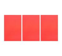 CLISPEED Ornement de Table à Sable en Plastique Rouge Modèle Écailles de Poisson 3 Pièces pour Décoration Miniature de Toit Solide et Léger pour Aménagement Paysager