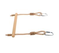 CLISPEED Outdoor Plastic Swing with Hanging Rings for PP PE Garden Swing Set for Indoor Outdoor Fitness Climbing Training and Coordination Development