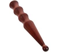 CLISPEED Outil de Massage Visage en Bois Pointes Acupression à Bords Arrondis, Portable pour Soins des Pieds et Massage Musculaire à Domicile, Face Pointer Visage