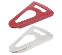 CLISPEED Ouvre-Bocaux Multifonction Manuel Lot de 2 en Acier Inoxydable Poignée Ergonomique, Ouvre-Bouteilles pour Restaurant, Maison et Activités en Plein Air