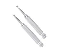 CLISPEED Ouvre-boîtier Montre Métal Argenté Outil pour Ouverture Fond de Montre à Pression Réparation et Changement de Batterie Adapté et