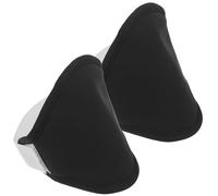 CLISPEED Pack de 2 Patchs de Genouillère à L'huile en Tissu Aéré, Support Confortable pour Genou et Mollet Fibres Acryliques pour Relaxation et Bien-