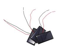 CLISPEED Pack de 3 Mini Panneaux Solaires en Polysilicium 5v 60ma pour Smartphones et Tablettes, Recharge Solaire Portable, Installation DIY pour Usage Extérieur et Maison
