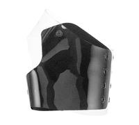 CLISPEED Palette de Mélange de Maquillage Portable Noire Plaque de Maquillage à Main pour Fond de Teint Ombres à Paupières et Rouges à Lèvres Outil Mixte pour Novices et Professionnels