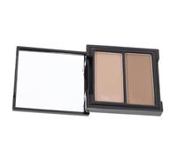 CLISPEED Palette de Poudre Compacte Illuminatrice Bicolore pour Visage et Nez Effet Ombré Contour et Éclat Maquillage Professionnel Polyvalent Types de Peau