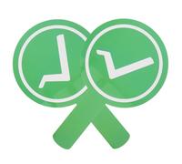 CLISPEED Palettes de Vote Double Face en Plastique Léger et Portable pour Salle de Classe, Lot de 2pcs, Outils Pédagogiques pour Enseignants et Étudiants