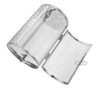 CLISPEED Panier Rotatif en Acier pour Rôtissoire Uniformément Chauffant Panier Grillade pour Cacahuètes Châtaignes et Cuisson Au Four Domestique