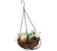 CLISPEED Panier Suspendu Léger et Solide Fleurs Artificielles en Soie et Fer Décoration Unique pour Couronne de Fleur et Diverses Occasions